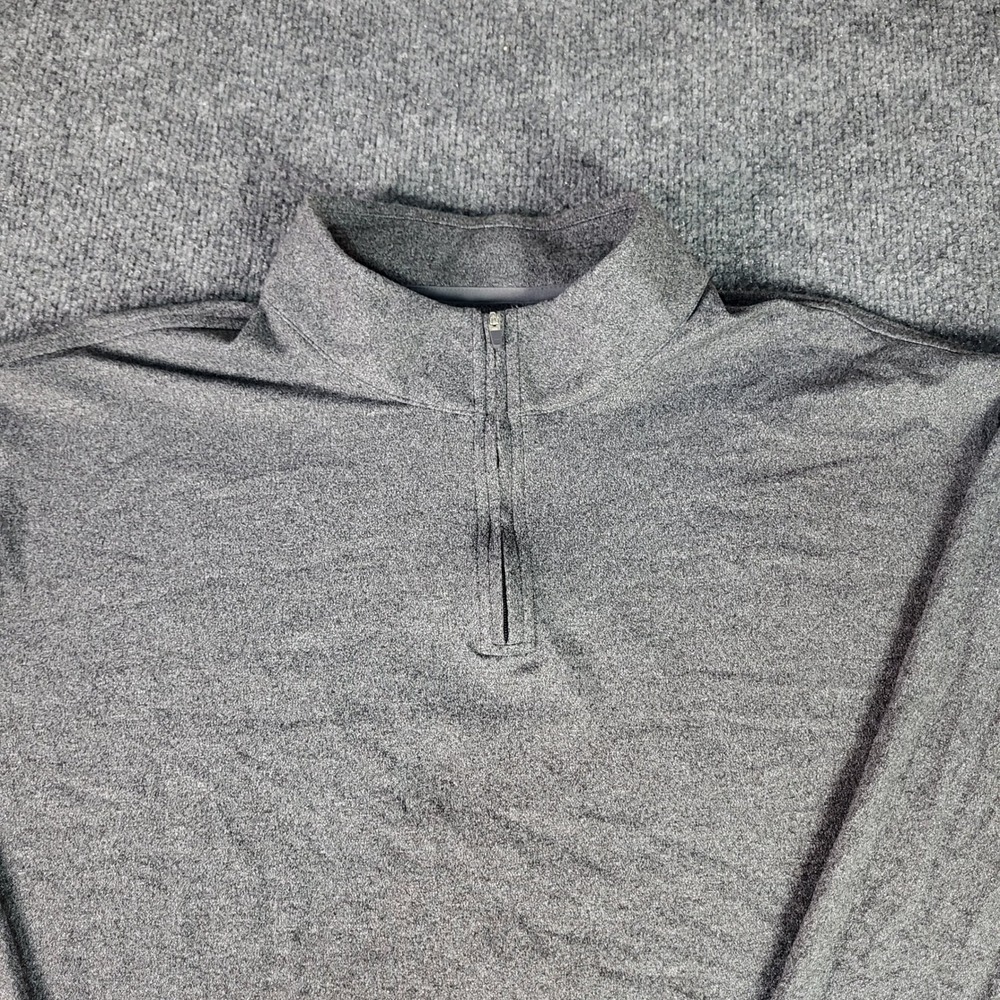 Daniel Cremieux Signature Collection Mens XXL Gray 1/4 Zip Pullover Super Soft